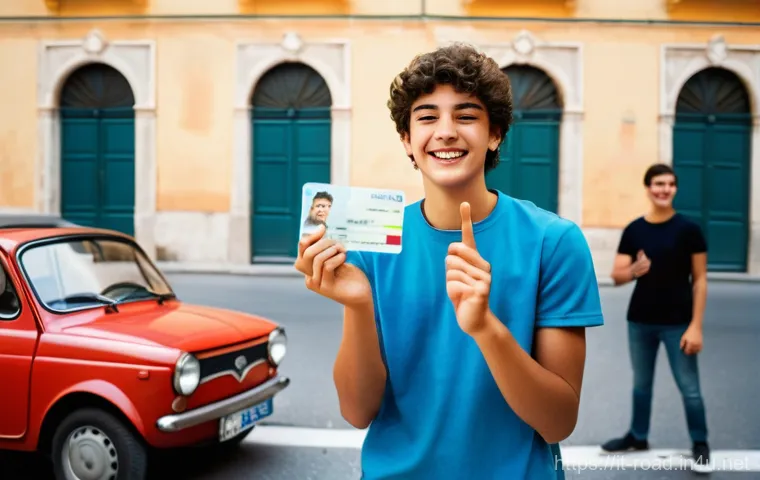 도로교통사 시험의 최신 합격률 통계 - **Prompt:** A focused young man, around 18-22 years old, driving a small, modern Italian car (like a... 도로교통사 시험의 최신 합격률 통계 - **Prompt:** A focused young man, around 18-22 years old, driving a small, modern Italian car (like a...