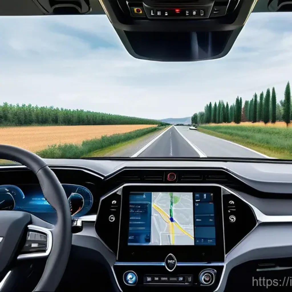 도로교통사 직업의 주요 트렌드 - **Prompt 1: The Digitalized Italian Highway &ndash; A Glimpse into Smart Logistics**
    "A wide-angle, me...