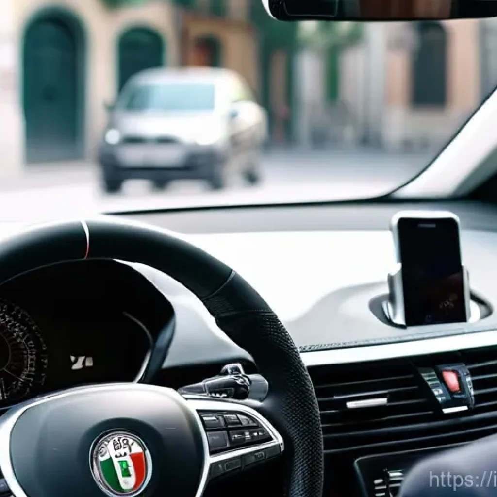 도로교통사 자격증 취득 난이도 - **Prompt 1: The Digital Driving License Experience**
A clear, modern, and bright image of an Ita...