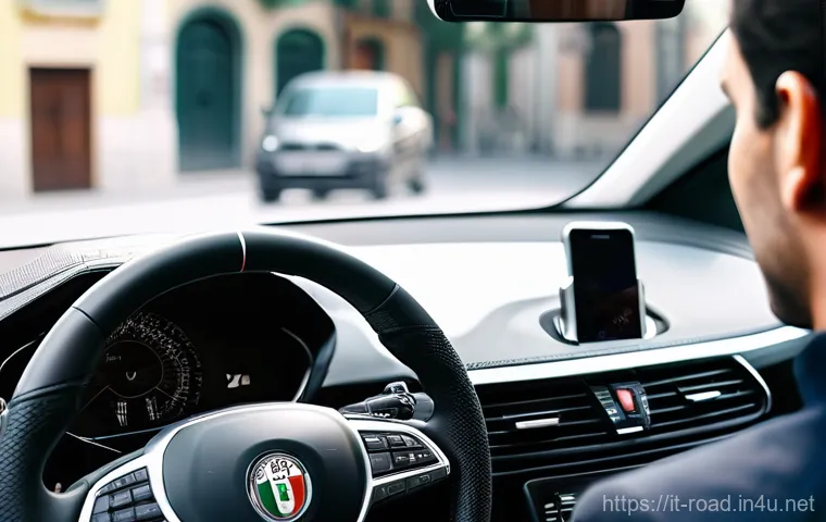 도로교통사 자격증 취득 난이도 - **Prompt 1: The Digital Driving License Experience**
    A clear, modern, and bright image of an Ita...