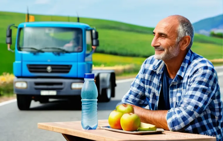 도로교통사 직무에서 성공하는 팁 - **Prompt: Efficient Logistics and Digital Management in Italy**
    "A professional Italian truck dr...