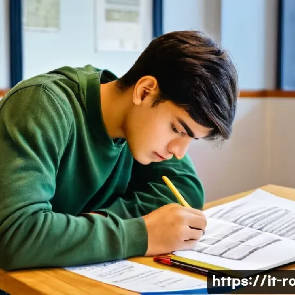도로교통사 필기시험 고득점 비법 - **Prompt 1: Focused Study and Conceptual Understanding**
"A young Italian student, around 18-22 ...