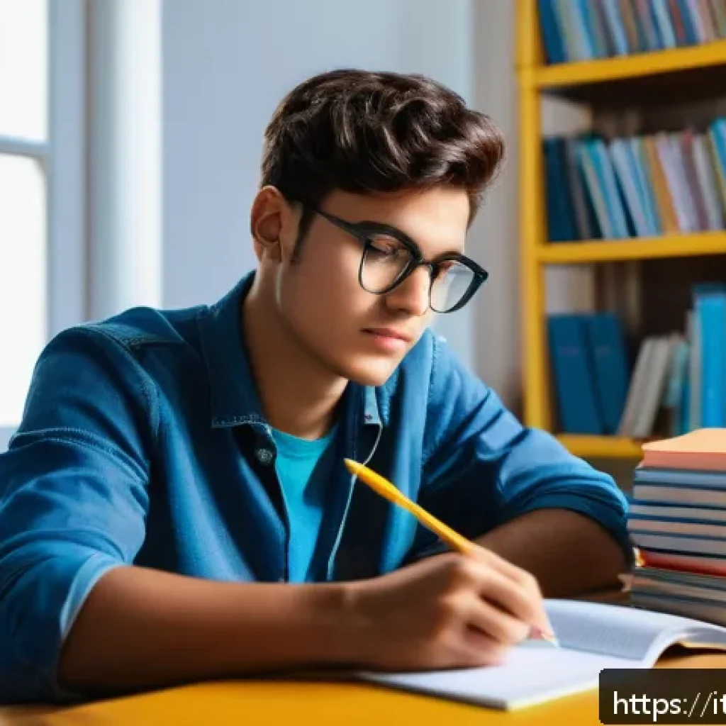 도로교통사 시험 준비를 위한 학습 방법 추천 - A focused young adult Italian student sitting at a tidy desk in a bright, quiet room with natural su...